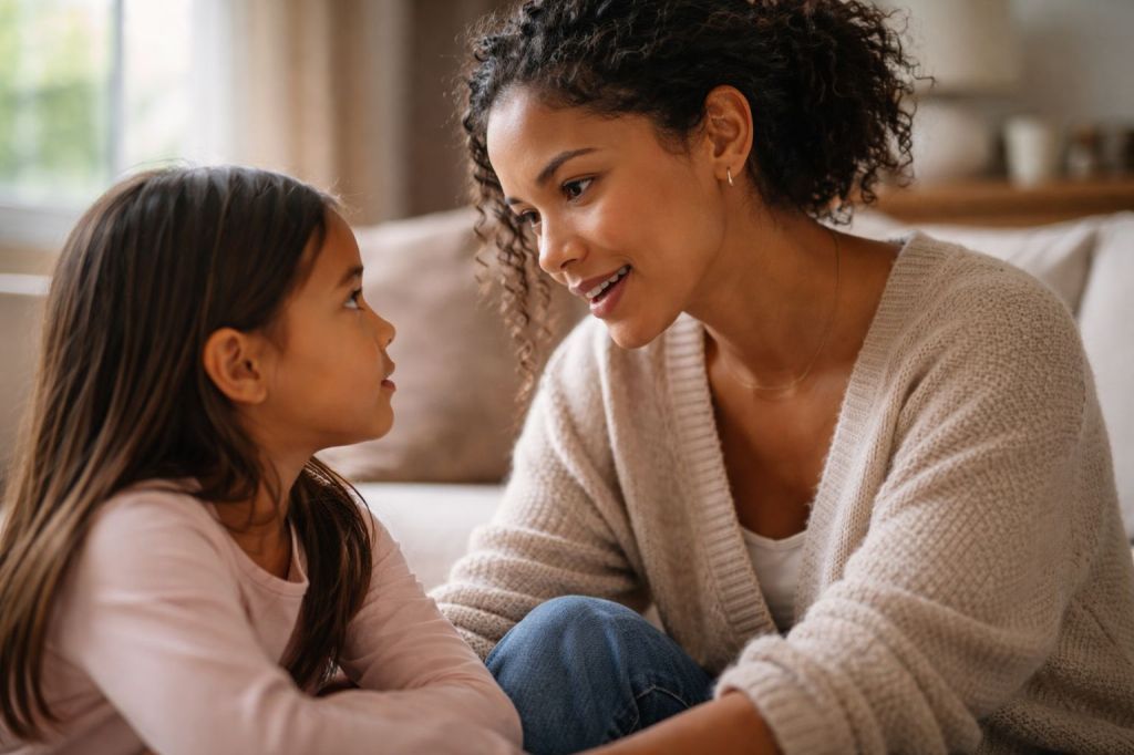 Mama Kind Gespräch