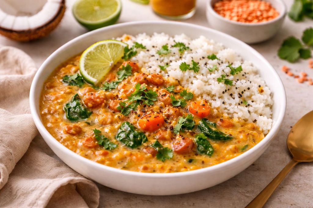 Kokos-Linsen-Eintopf