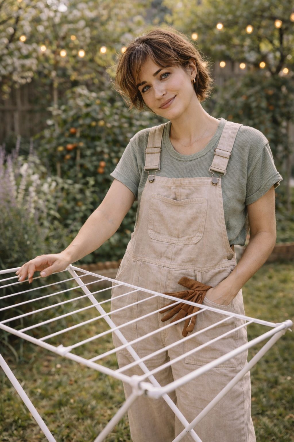 Frau Garten Wäscheständer