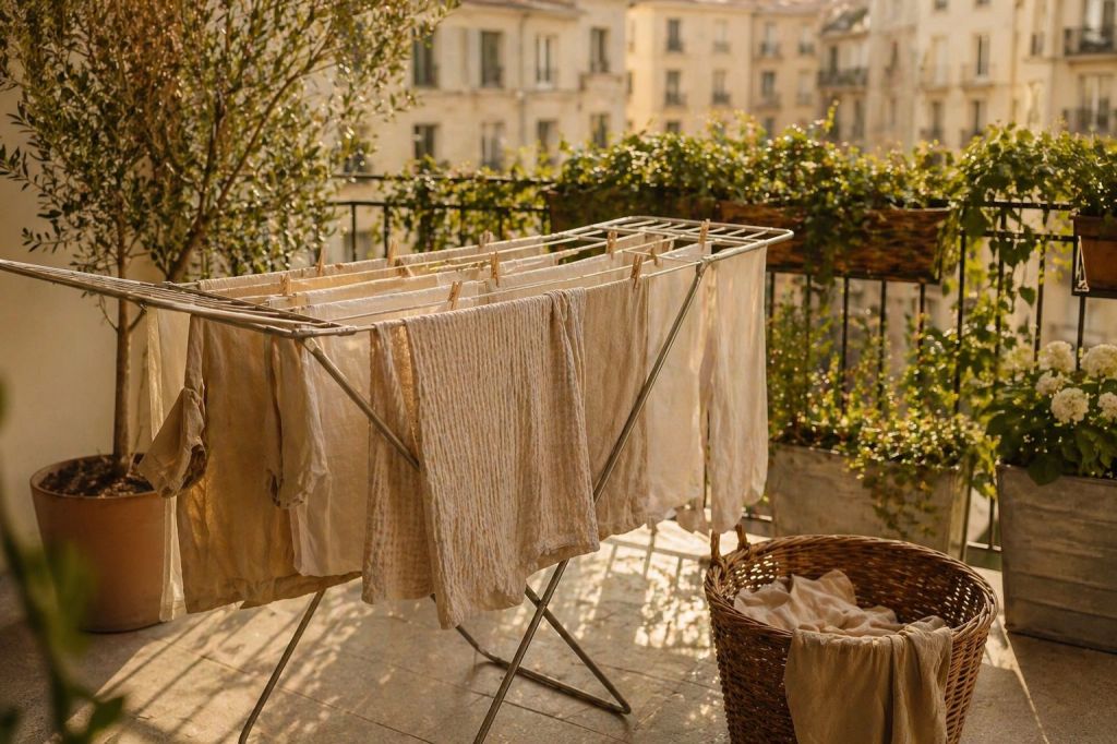 Balkon Wäscheständer