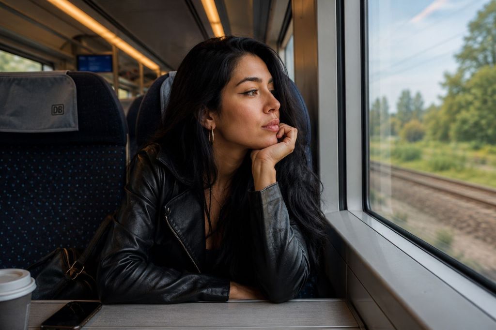 Frau Deutsche Bahn