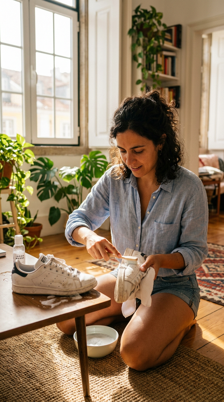 Weiße Sneaker reinigen: Mit diesen Tricks sehen sie fast wieder wie neu&nbsp;aus