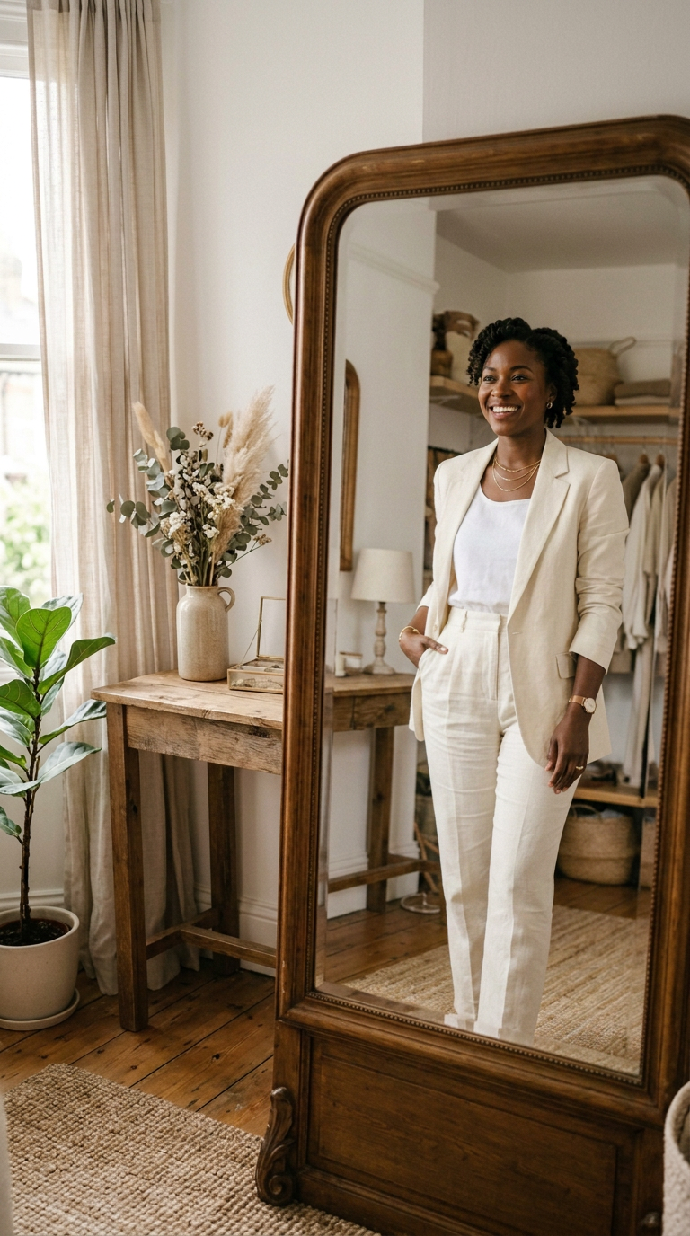 Change woman to confident Black woman